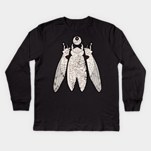 Cicada poem Kids Long Sleeve T-Shirt